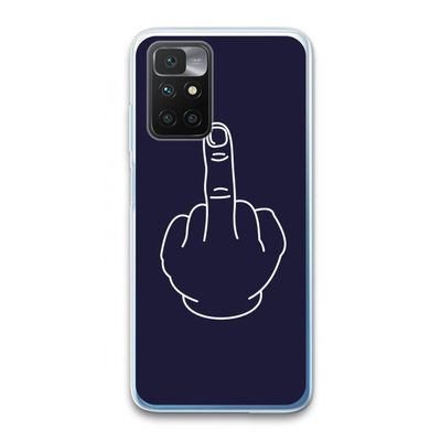 F**k U: Xiaomi Redmi 10 Transparant Hoesje