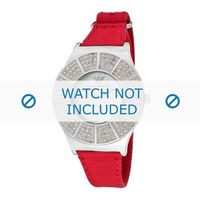Armani horlogeband AR5754 Textiel Rood 18mm + rood stiksel - thumbnail