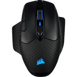 Corsair DARK CORE RGB PRO muis Rechtshandig RF Wireless+Bluetooth+USB Type-A Optisch 18000 DPI