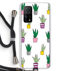 Sanseveria: Xiaomi Mi 10T 5G Transparant Hoesje met koord