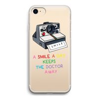 Smile: iPhone 7 Transparant Hoesje Smile: iPhone 7 Transparant Hoesje