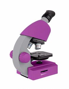 Bresser Optik 8851300GSF000 violet Kindermicroscoop Monoculair 640 x Doorvallend licht