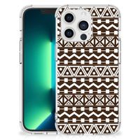 iPhone 13 Pro Max Doorzichtige Silicone Hoesje Aztec Brown