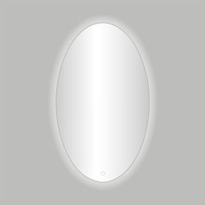 Badkamerspiegel Best Design Divo-60 LED Sfeerverlichting 60x80 cm Ovaal