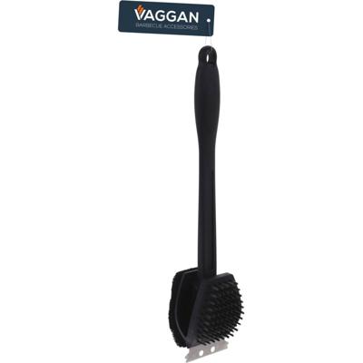 Vaggan 3in1 bbq borstel 38 cm zwart