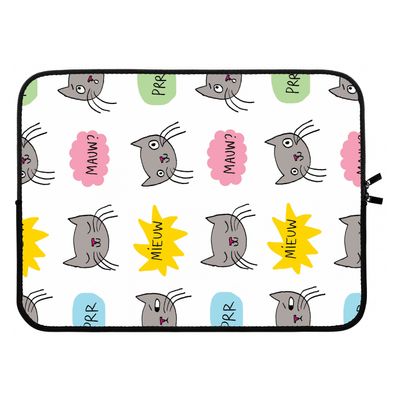 Meow: Laptop sleeve 15 inch