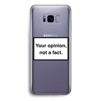 Your opinion: Samsung Galaxy S8 Transparant Hoesje