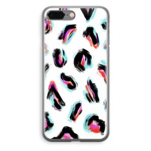 Cheetah color: iPhone 8 Plus Transparant Hoesje