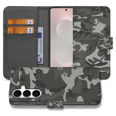 Samsung Galaxy S25 FE Portemonnee Hoesje Army Light Camouflage TPU Samsung Galaxy S25 FE Portemonnee Hoesje Army Light Camouflage TPU