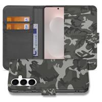 Samsung Galaxy S25 FE Portemonnee Hoesje Army Light Camouflage TPU