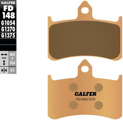 GALFER Brake pad fd148 g1370 sintered metal