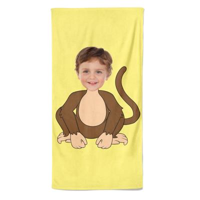 Cartoon Handdoek Monkey - Pillow Buddies
