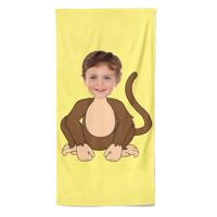 Cartoon Handdoek Monkey - Pillow Buddies