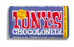 Tony's Chocolonely - Karamel Zeezout 180 Gram 15 Stuks