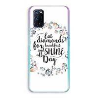 Diamonds: Oppo A92 Transparant Hoesje