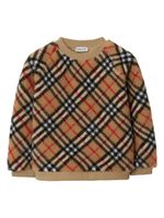 Burberry Kids sweat en polaire à carreaux vintage - Tons neutres