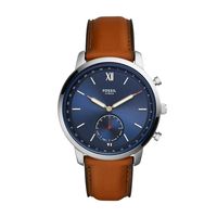 Horlogeband Fossil FTW1178 Leder Bruin 22mm