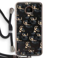 Zeemeermin: Motorola Moto Z Force Transparant Hoesje met koord