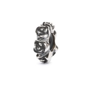 Trollbeads TAGBE-20186 Stopper Roos zilver
