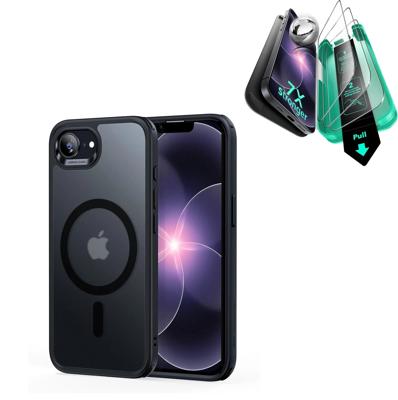 iPhone 17e Bundle Classic Hybrid Magnetic Case & Armorite® Screen Protector - Frosted Black