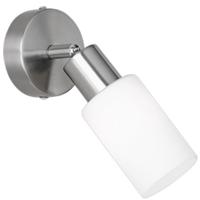 LED Wandspot E14 - Mat Nikkel Aluminium Rond Design