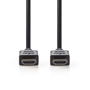 Nedis High Speed ??HDMI-Kabel met Ethernet | ARC | 0.5 m | 1 stuks - CVGB34000BK05 CVGB34000BK05