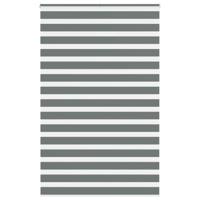 VidaXL Zebra rolgordijn 150x200 cm stofbreedte 145,9 cm donkergrijs