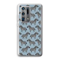Zebra: Huawei P40 Pro Plus Transparant Hoesje