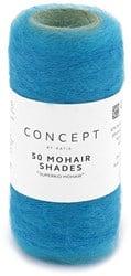 Katia 50 Mohair Shades 056 Blauw Cyaan