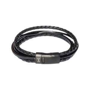 AZE Jewels Armband Iron Four String Black-on-Black