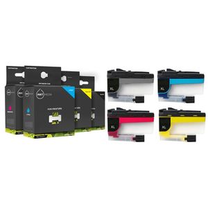 Inktmedia® - GESCHIKT SET BROTHER LC-426 XL LC-426 INKT CARTRIDGE ZWART CYAAN MAGENTA EN GEEL HOGE CAPACITEIT