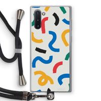 Illustratieve pop 2: Samsung Galaxy Note 10 Transparant Hoesje met koord