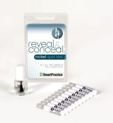 Smartpractice Nikkel spot test reveal & conceal (10 Ampullen)