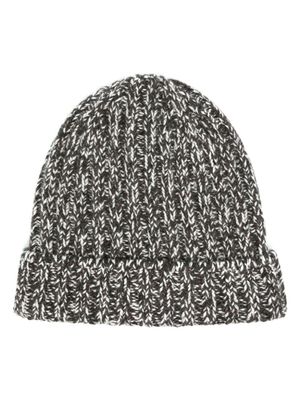 Brunello Cucinelli bonnet en maille torsadée - Gris