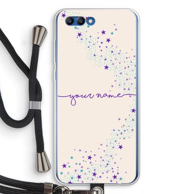 Sterren: Honor 10 Transparant Hoesje met koord