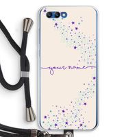 Sterren: Honor 10 Transparant Hoesje met koord