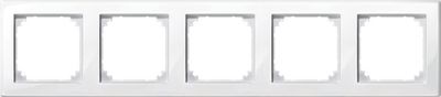 Merten S-Smart afdekraam 5-voudig Polarwit glanzend 478519