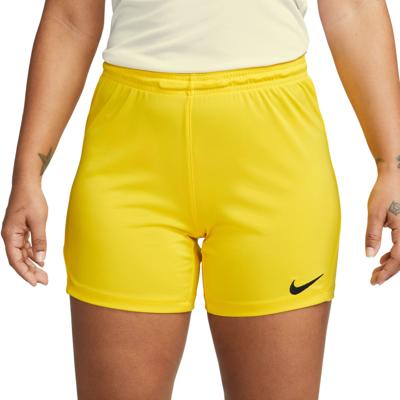 Nike Dri-FIT Park III Voetbalbroekje Dames Geel