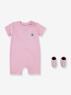 Set van 2 playsuits + sokken Lil Chuck CONVERSE rozen