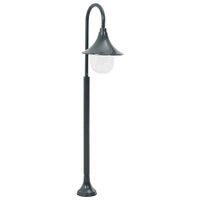 Paalverlichting tuin E27 120 cm aluminium donkergroen