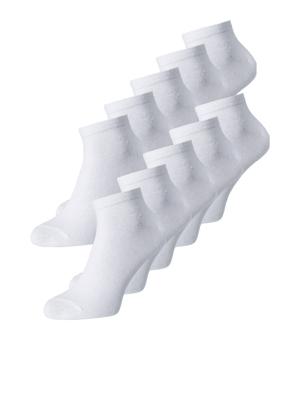 Jack & Jones Sneakersokken Heren JACDONGO 10-pack Wit-One size (41-46)