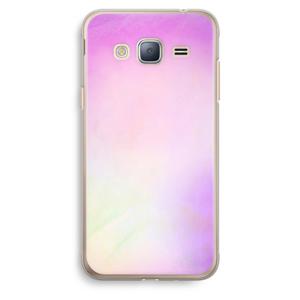 Flow mist pastel: Samsung Galaxy J3 (2016) Transparant Hoesje