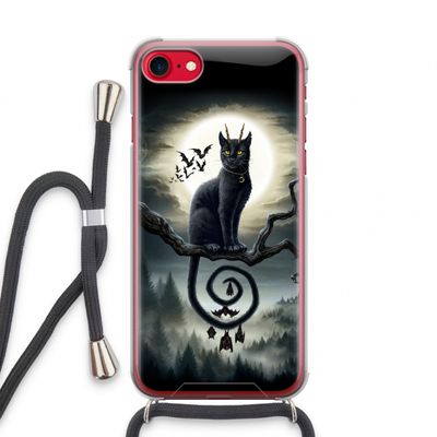 Moonlight Companions: iPhone SE 2020 Transparant Hoesje met koord