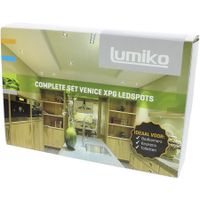Compleet Luxor pakket met 3x Luxor ledspot en driver 876850 - thumbnail