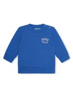 Kenzo Kids sweat en coton à logo imprimé - Bleu - thumbnail