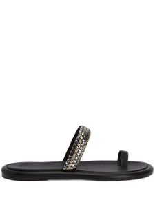 Giuseppe Zanotti sandales Redouart à détails de clous - Noir