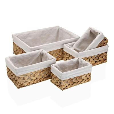 Basket spelset Versa Braids Waterhyacint 30 x 15 x 40 cm