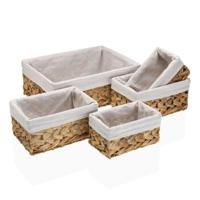 Basket spelset Versa Braids Waterhyacint 30 x 15 x 40 cm