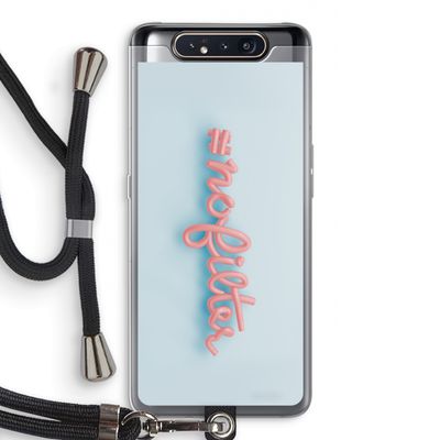 #nofilter: Samsung Galaxy A80 Transparant Hoesje met koord