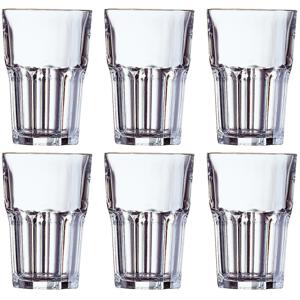 Arcoroc waterglazen/drinkglazen - 6x stuks - 350 ml - Granity serie